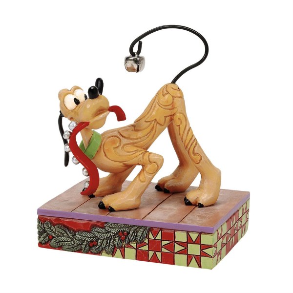 Pluto campana Navidad en la cola - Disney Traditions