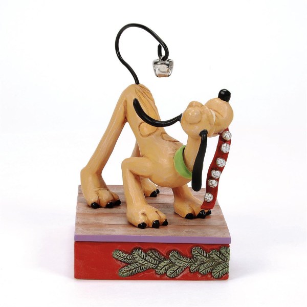 Pluto campana Navidad en la cola - Disney Traditions