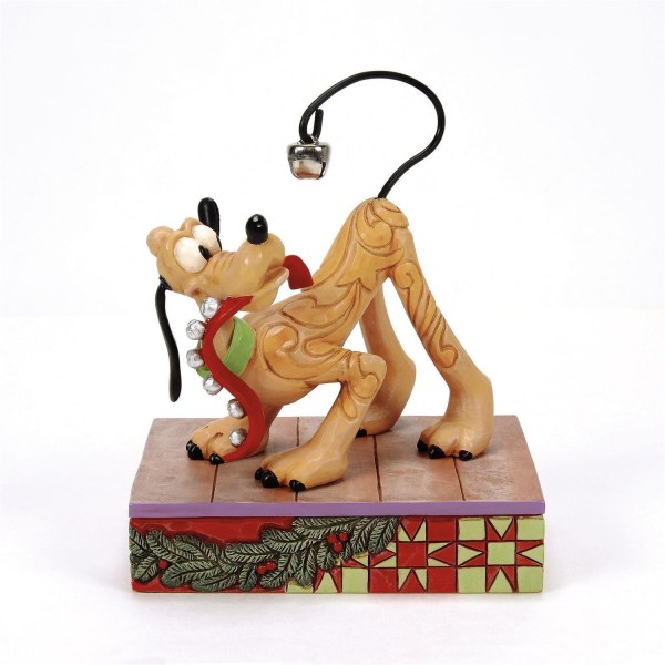 Pluto campana Navidad en la cola - Disney Traditions