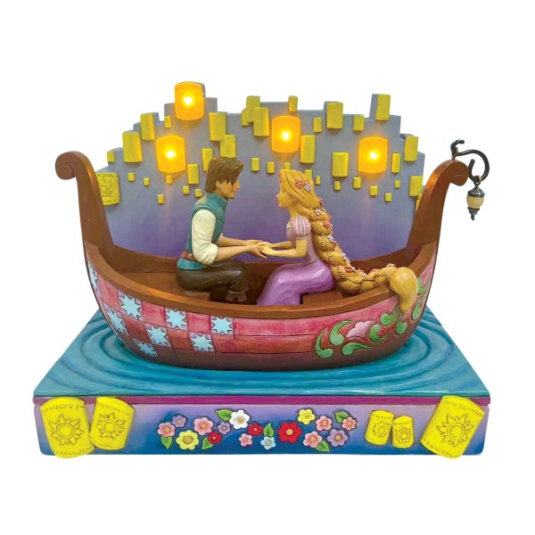 Enredado barco con linternas LED - Disney Traditions