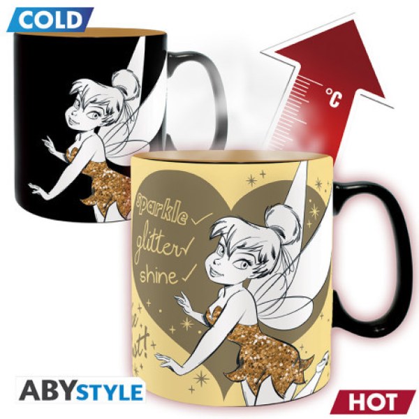 Taza termo-reactivo Campanilla de purpurina - Disney