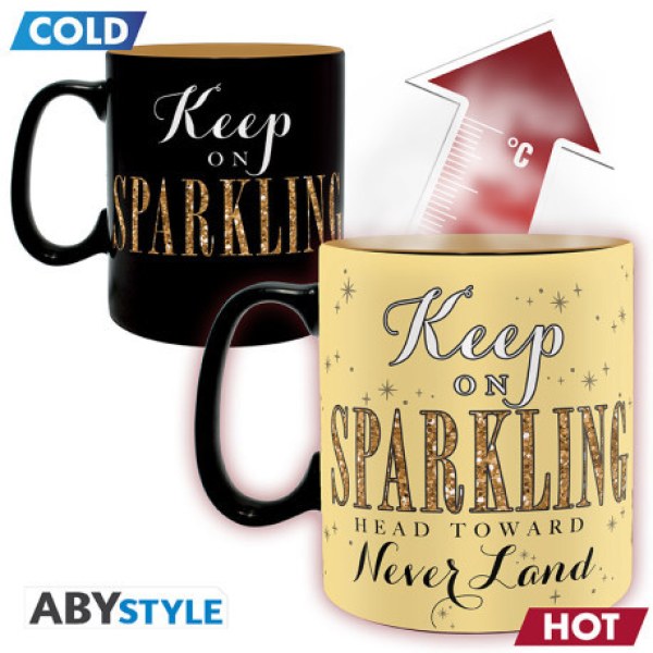Taza termo-reactivo Campanilla de purpurina - Disney