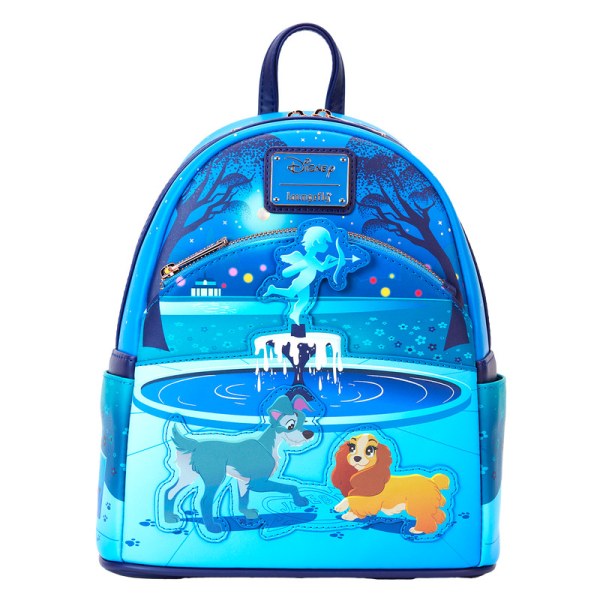 Mini Mochila La dama y el vagabundo 70.º aniversario - DISNEY LOUNGEFLY