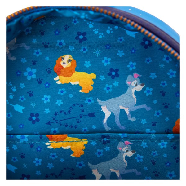 Mini Mochila La dama y el vagabundo 70.º aniversario - DISNEY LOUNGEFLY