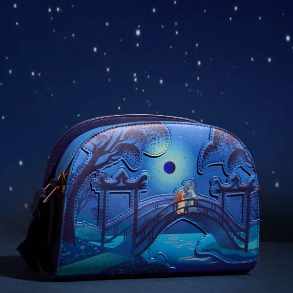 Bolso Bandolera La dama y el vagabundo 70º aniversario - DISNEY LOUNGEFLY