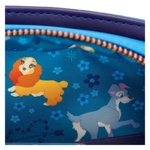 Bolso Bandolera La dama y el vagabundo 70º aniversario - DISNEY LOUNGEFLY