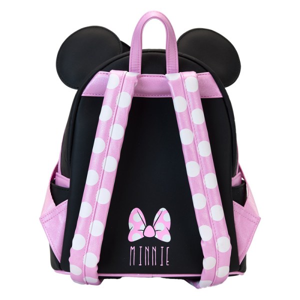 Mini Mochila Minnie Mouse Floral Rock The Dots- DISNEY LOUNGEFLY