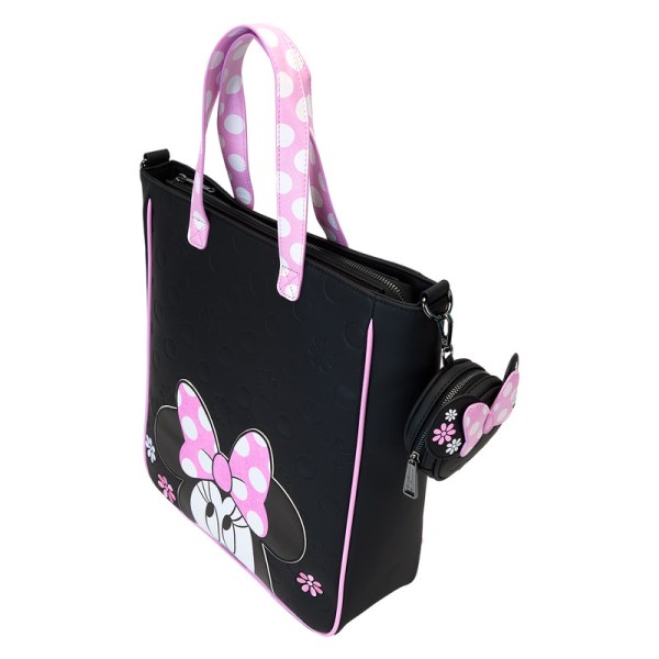 Tote bag con monedero y estampado floral Minnie Mouse Rock The Dots  - DISNEY LOUNGEFLY