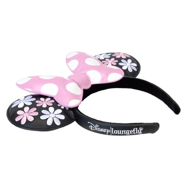 Diadema con orejas Minnie Mouse Floral Rock The Dots - DISNEY LOUNGEFLY
