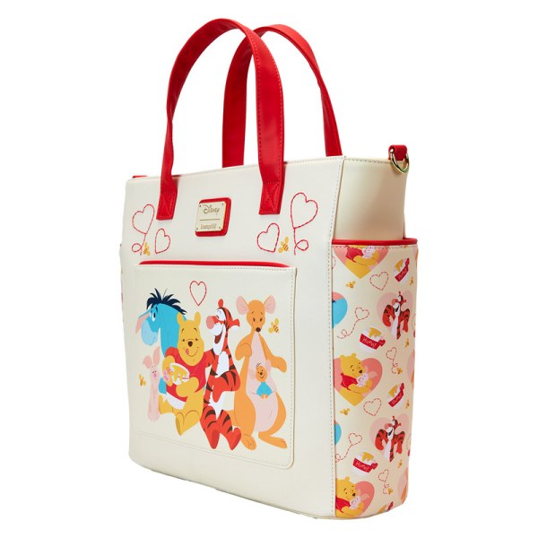 Convertible mochilas y Tote bag con corazones Winnie The Pooh y Amigos - DISNEY LOUNGEFLY