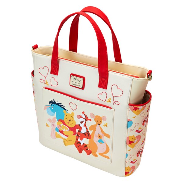 Convertible mochilas y Tote bag con corazones Winnie The Pooh y Amigos - DISNEY LOUNGEFLY
