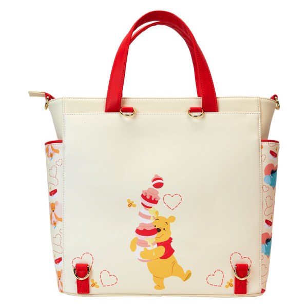 Convertible mochilas y Tote bag con corazones Winnie The Pooh y Amigos - DISNEY LOUNGEFLY