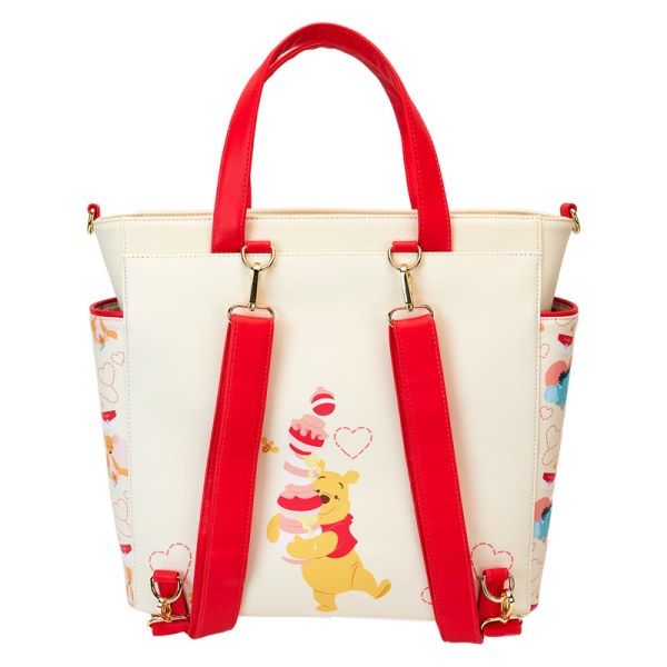 Convertible mochilas y Tote bag con corazones Winnie The Pooh y Amigos - DISNEY LOUNGEFLY