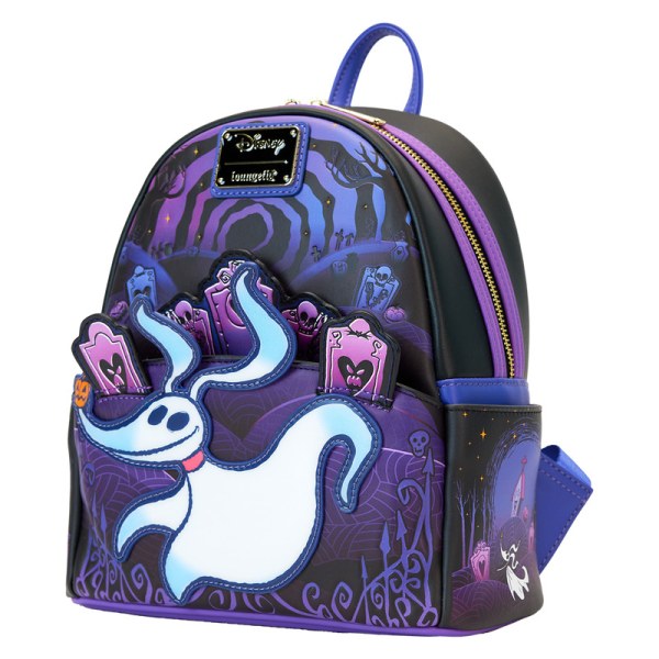 Mini Mochila con luz de Cementerio Zero - DISNEY LOUNGEFLY Pesadilla antes de Navidad