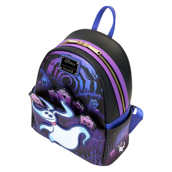 Mini Mochila con luz de Cementerio Zero - DISNEY LOUNGEFLY Pesadilla antes de Navidad