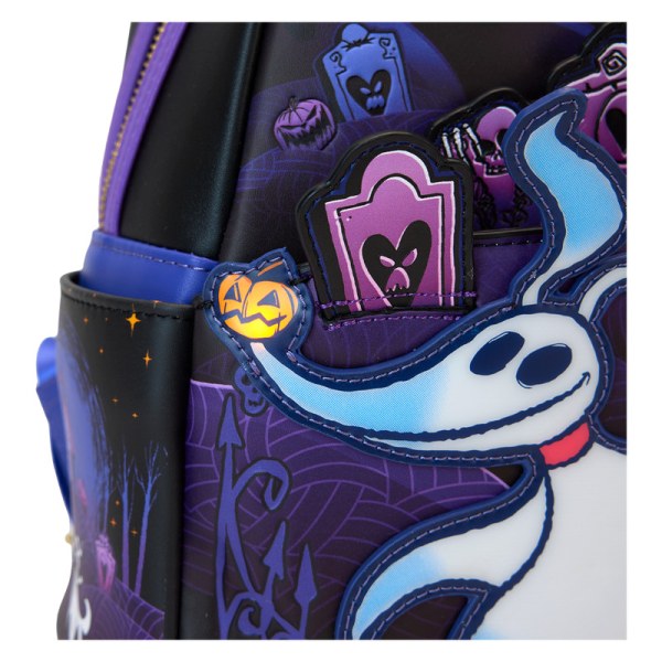 Mini Mochila con luz de Cementerio Zero - DISNEY LOUNGEFLY Pesadilla antes de Navidad