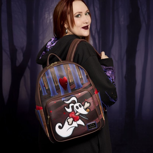 Mochilas Zero Holiday Doors - DISNEY LOUNGEFLY Pesadilla antes de Navidad