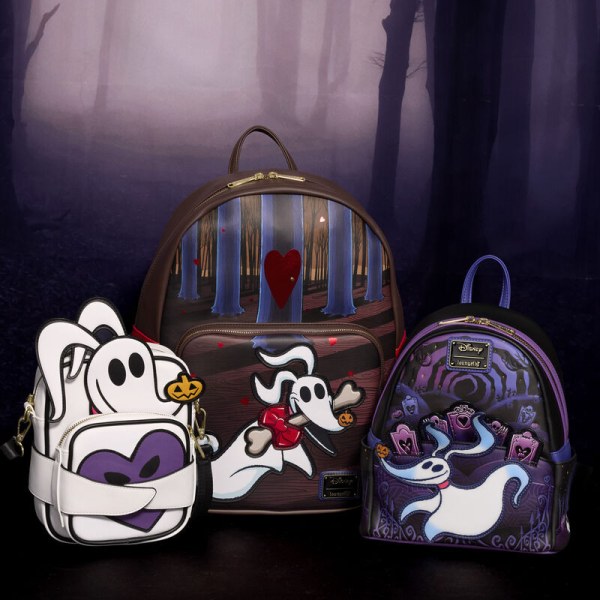 Mochilas Zero Holiday Doors - DISNEY LOUNGEFLY Pesadilla antes de Navidad