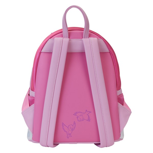 Mini mochila vestido rosa con nudo - DISNEY LOUNGEFLY Cenicienta 75.º aniversario