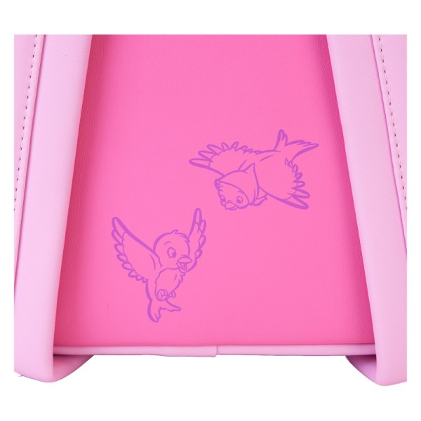 Mini mochila vestido rosa con nudo - DISNEY LOUNGEFLY Cenicienta 75.º aniversario