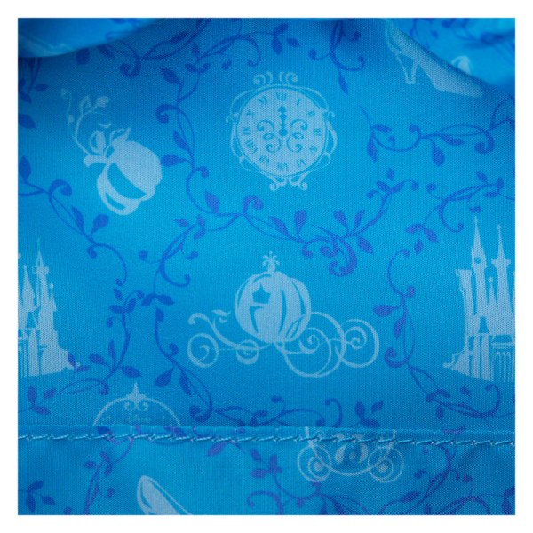 Mini mochila vestido rosa con nudo - DISNEY LOUNGEFLY Cenicienta 75.º aniversario