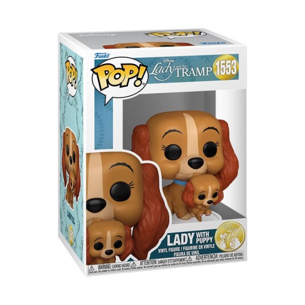 FUNKO POP! 1553 Dama con cachorro - Disney La dama y el vagabundo