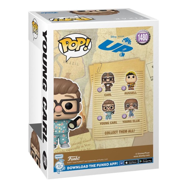 FUNKO POP! 1480 Carl el joven - Disney Allá arriba 2