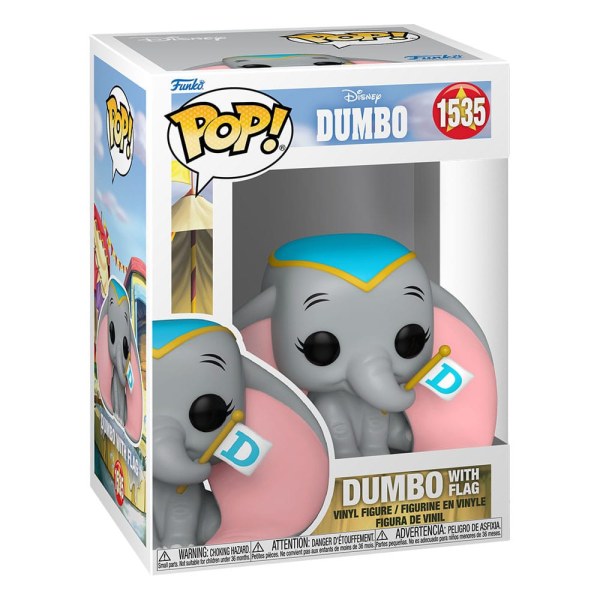 FUNKO POP! 1535 Dumbo con bandera - Disney Dumbo