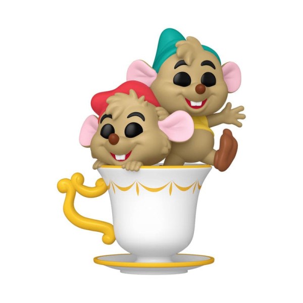 FUNKO POP! 1544 Jaq & Castor Castor en taza - Disney Cenicienta 75 aniversario