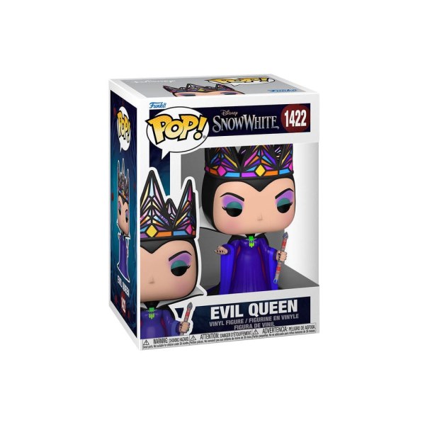 Funko POP! 1422 Disney Reina Malvada (vestido negro y morado) 9 cm