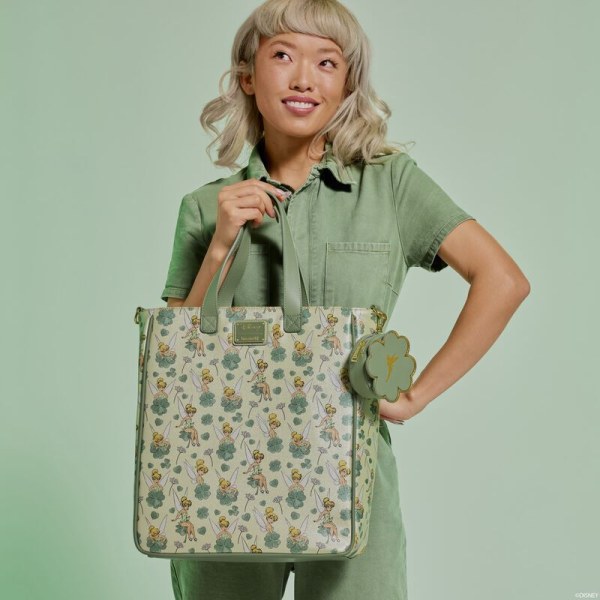 Bolsa Tote con monedero trébol - DISNEY LOUNGEFLY Tinkerbell 4