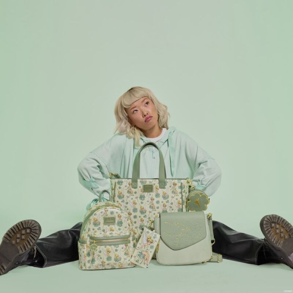 Bolsa Tote con monedero trébol - DISNEY LOUNGEFLY Tinkerbell 4