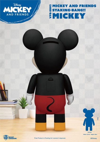 Hucha de vinilo de 48 cm de Mickey y Amigos de Disney Syaking Bang