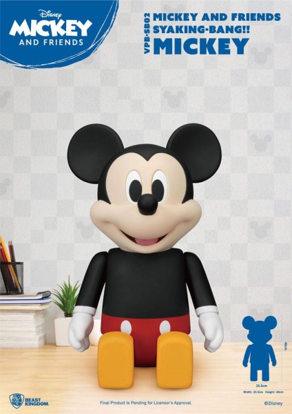 Hucha de vinilo de 48 cm de Mickey y Amigos de Disney Syaking Bang