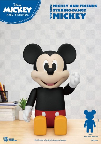 Hucha de vinilo de 48 cm de Mickey y Amigos de Disney Syaking Bang