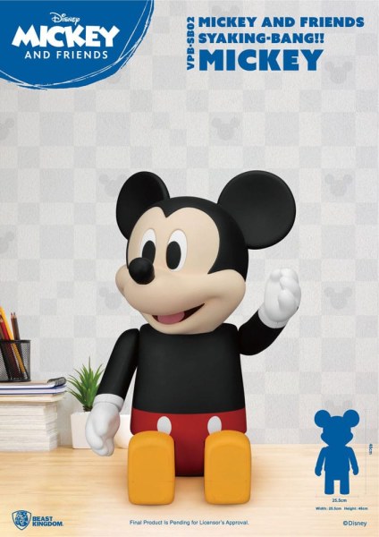 Hucha de vinilo de 48 cm de Mickey y Amigos de Disney Syaking Bang