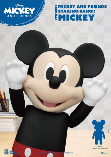 Hucha de vinilo de 48 cm de Mickey y Amigos de Disney Syaking Bang