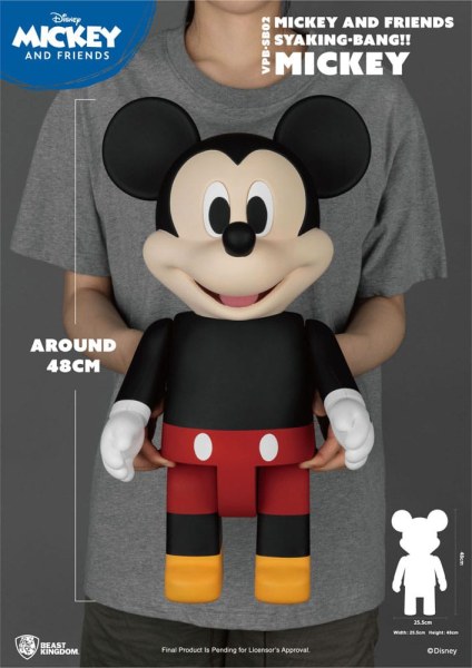 Hucha de vinilo de 48 cm de Mickey y Amigos de Disney Syaking Bang