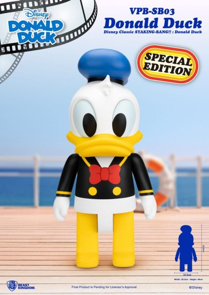 Hucha de vinilo Disney Syaking Bang Mickey y Amigos Donald Pato 53 cm