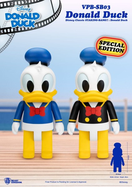 Hucha de vinilo Disney Syaking Bang Mickey y Amigos Donald Pato 53 cm
