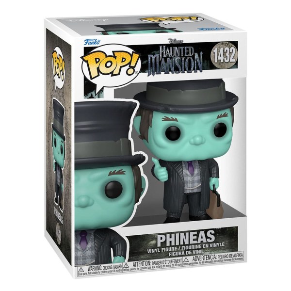Figura de vinilo de Disney POP! Mansión Encantada Phineas 9 cm