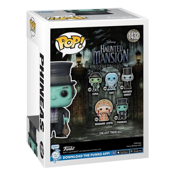 Figura de vinilo de Disney POP! Mansión Encantada Phineas 9 cm