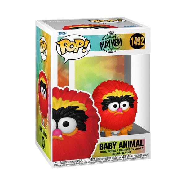 Figura de vinilo de Disney Baby Animal de Los Muppets Mayhem POP! 9 cm