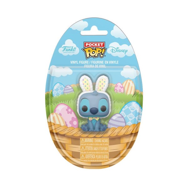 Figura de Disney Pocket POP! Vinilo Huevo de Pascua Stitch 4 cm
