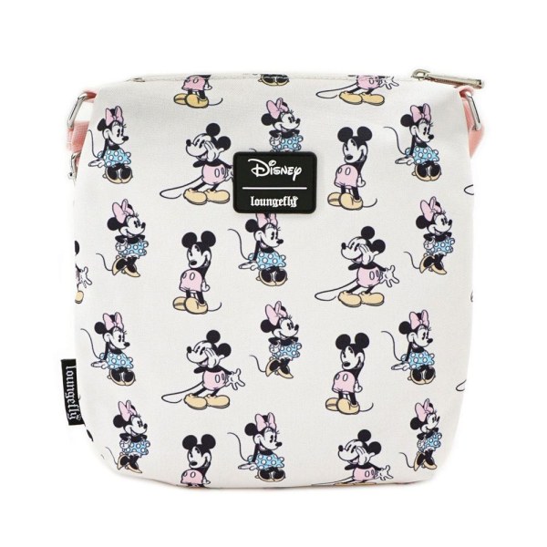 Cartera de viaje Disney by Loungefly Pastel Minnie Mickey AOP