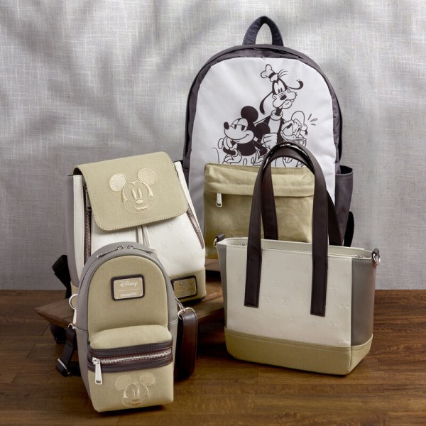 Mini Mochila con cordón y estampado de lona Mickey & Amigos - DISNEY LOUNGEFLY