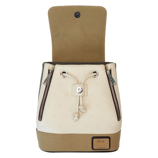 Mini Mochila con cordón y estampado de lona Mickey & Amigos - DISNEY LOUNGEFLY