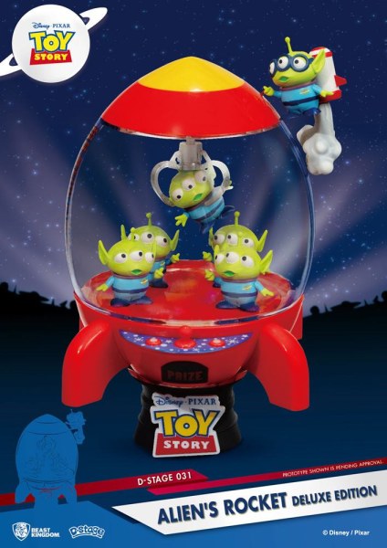 Diorama Toy Story PVC D-Stage Alien's Rocket Edición Deluxe 15 cm