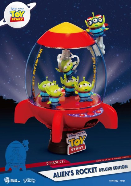 Diorama Toy Story PVC D-Stage Alien's Rocket Edición Deluxe 15 cm