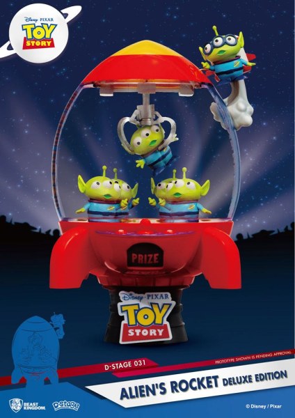 Diorama Toy Story PVC D-Stage Alien's Rocket Edición Deluxe 15 cm
